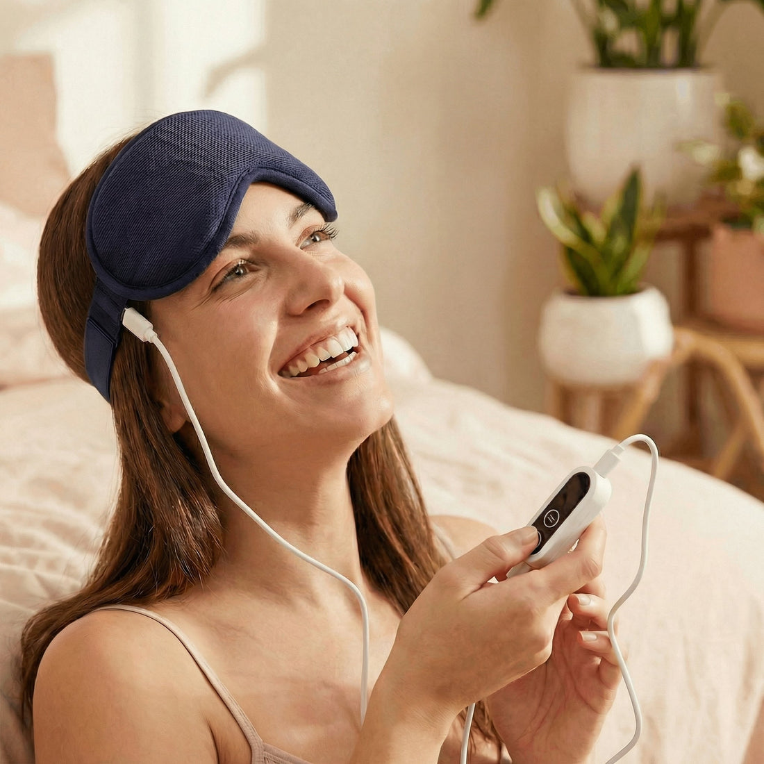 femme avec un masque Bloomz